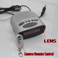 Relógio rádio de Câmera Espiã 1080P DVR Full HD 16G com detector de movimento